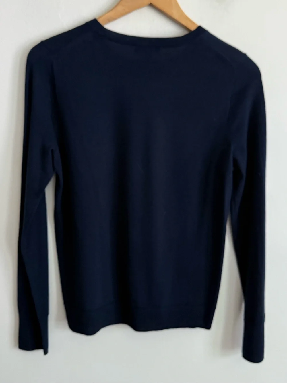 J.Crew Navy Blue Long Sleeve Crewneck Sweater Size Small